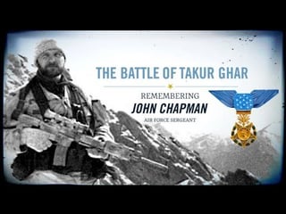 Medal Of Honor recipient John Chapman's bravery on full display in this incredible footage!