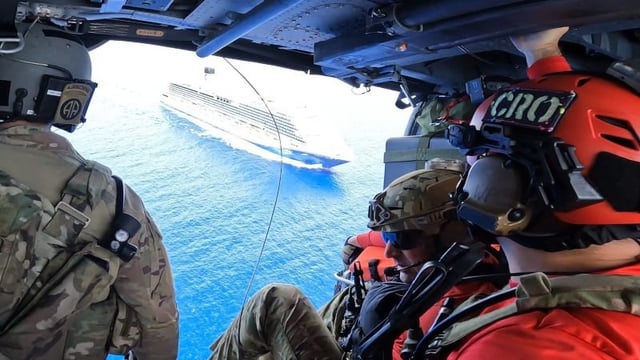Great Job 920th Rescue Wing Saving Cruise Ship Passenger Over Hundreds of Miles Away Over Open Ocean!