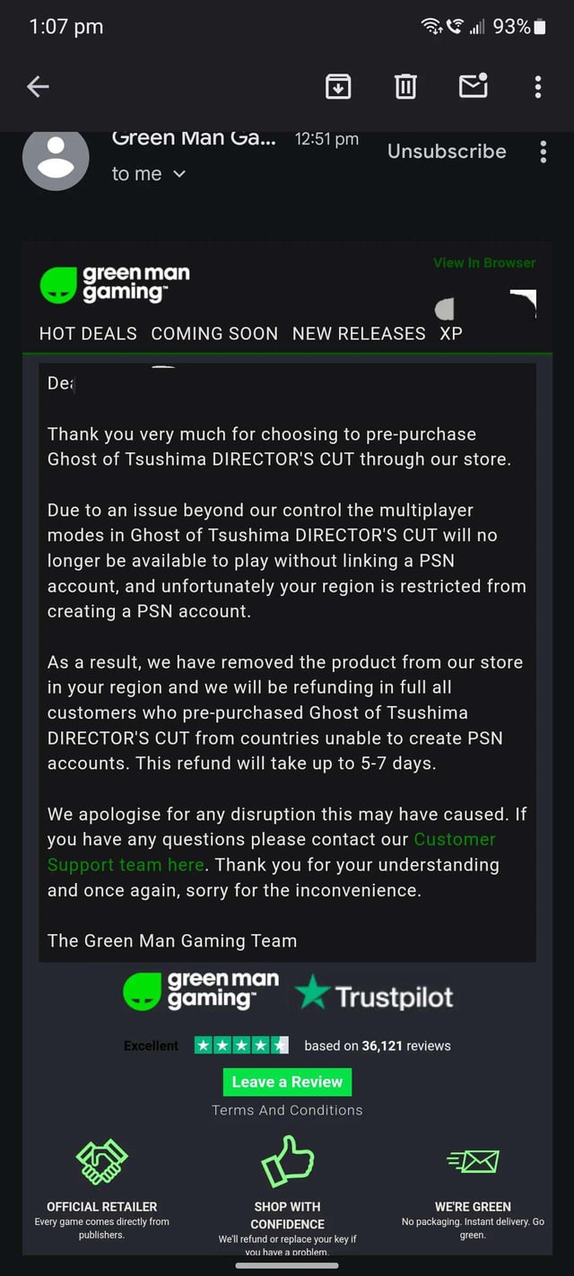 F Y I - Ghost of Tsushima DIRECTOR'S CUT will require mandatory PSN account in order to access multiplayer aspect of the game. Keep that in mind for those of you willing to play that aspect of game