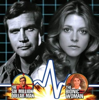 The Six Million Dollar Man (Lee Majors) and The Bionic Woman (Lindsey Wagner) (1974–1978)
