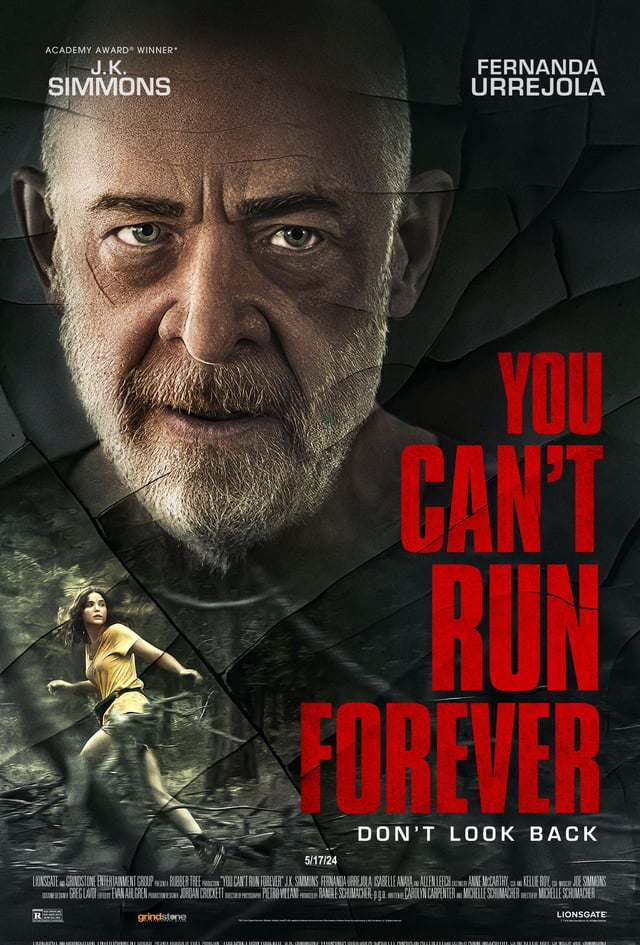 Poster for ‘You Can't Run Forever’, starring J.K. Simmons